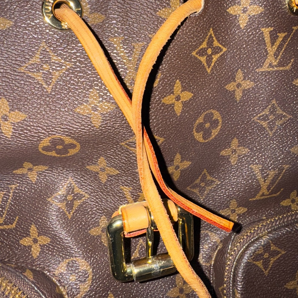 Louis Vuitton Brown and Tan Monogram Backpack - Picture 5 of 9